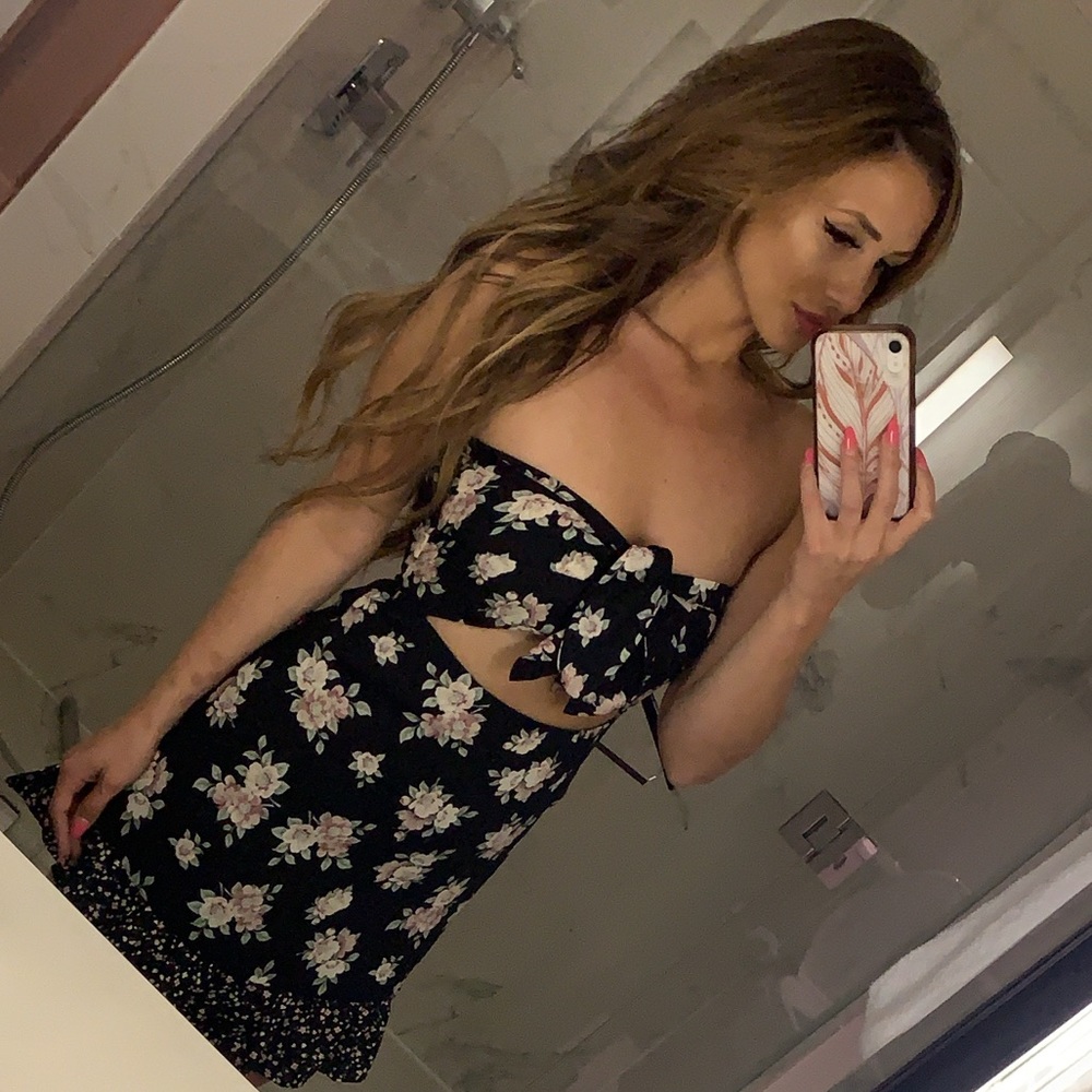 Lulus Mini Dress Sz M